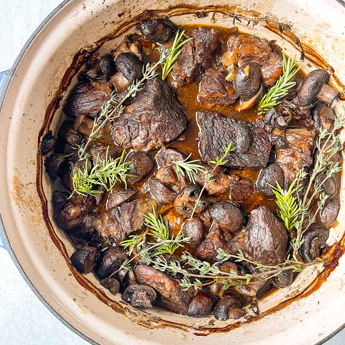 Dutch Oven-Braised Beef and Summer Vegetables Recipe