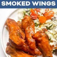 pinterest longpin of smoked buffalo wings recipe