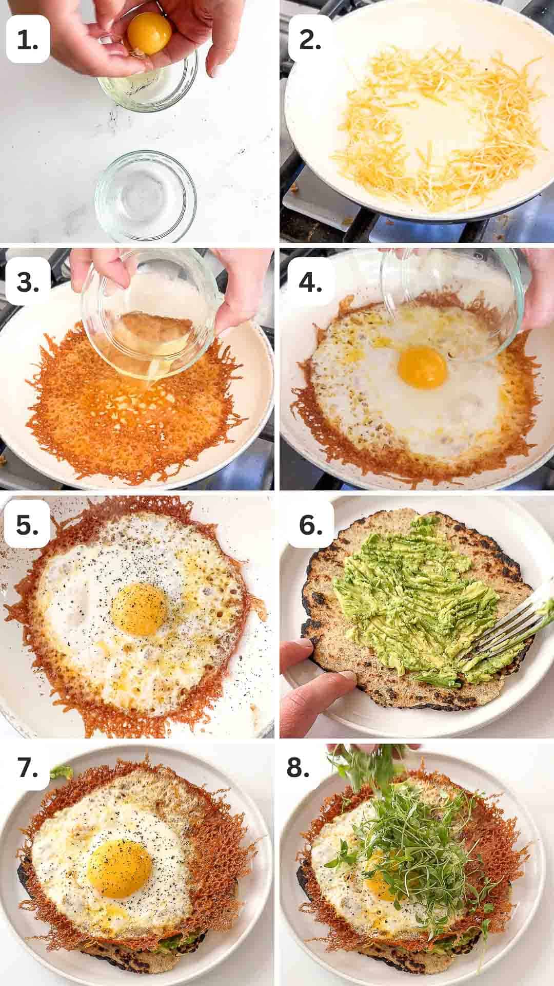 numbered step by step photos showing how to make this recipe