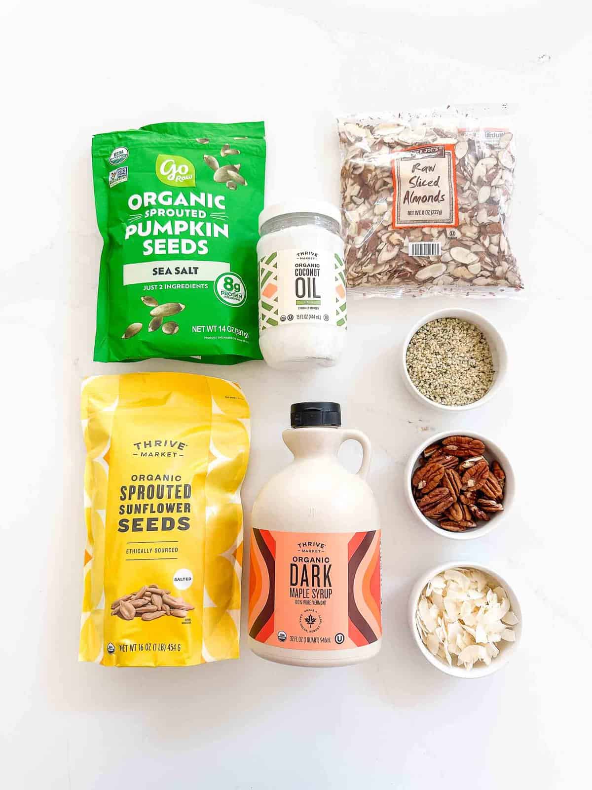 recipe ingredients on a white surface