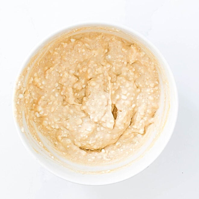 mixed ingredients in a bowl