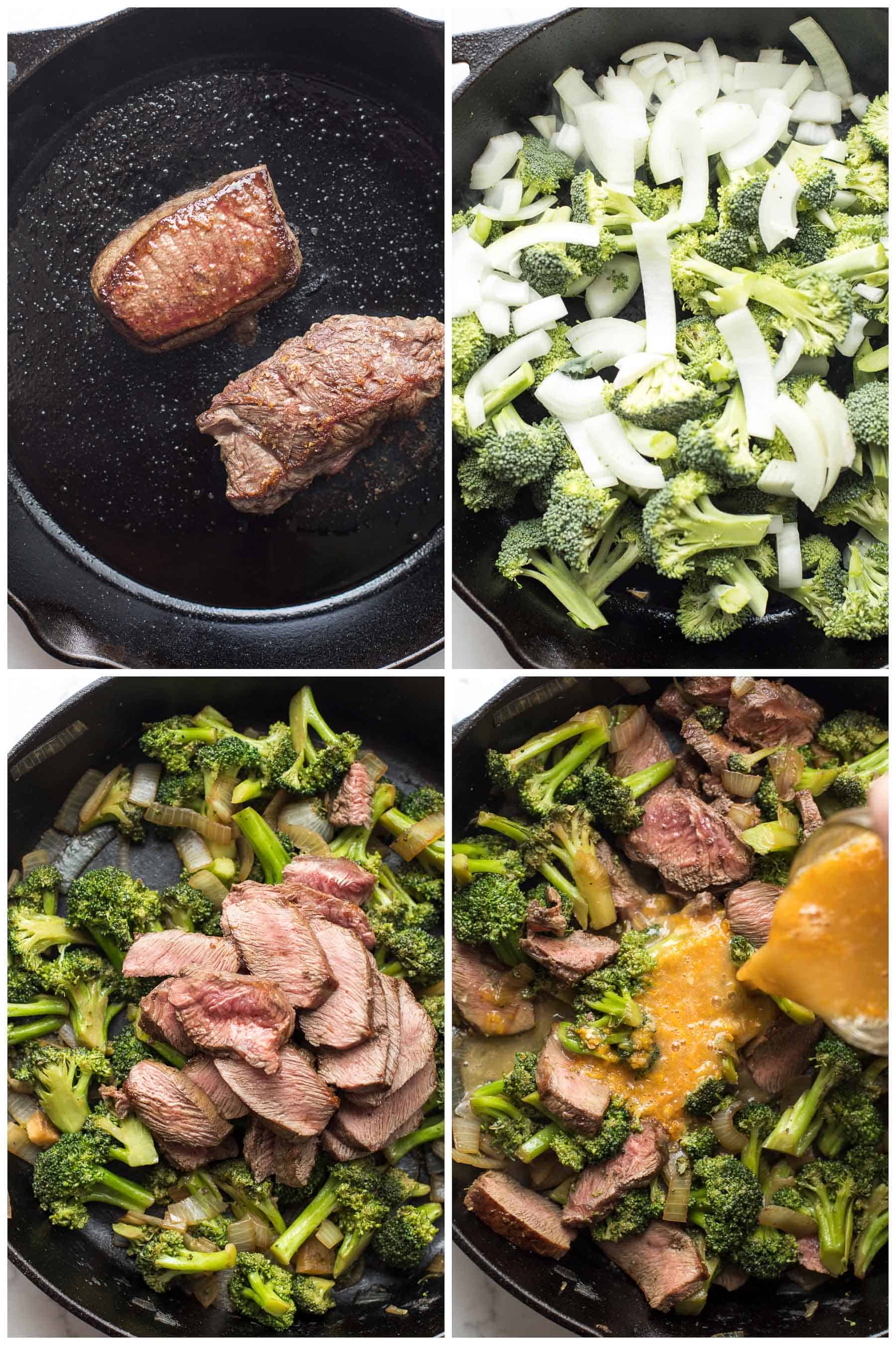 steps to making broccoli beef