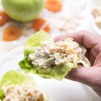 Paleo + Whole30 Apricot and Almond Chicken Salad