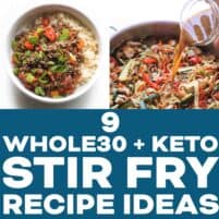 KETO STIR FRY RECIPE ROUNDUP