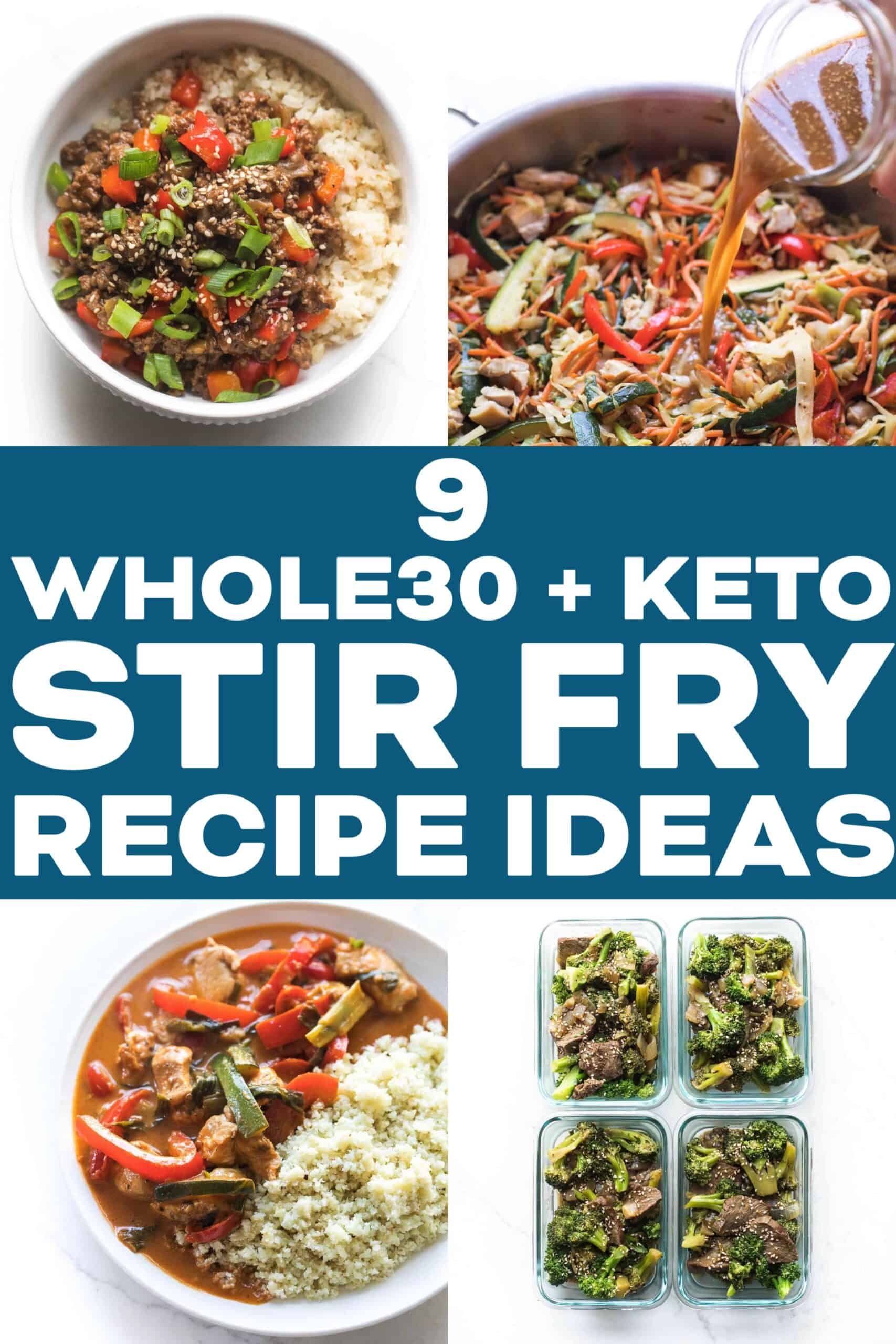 KETO STIR FRY RECIPE ROUNDUP