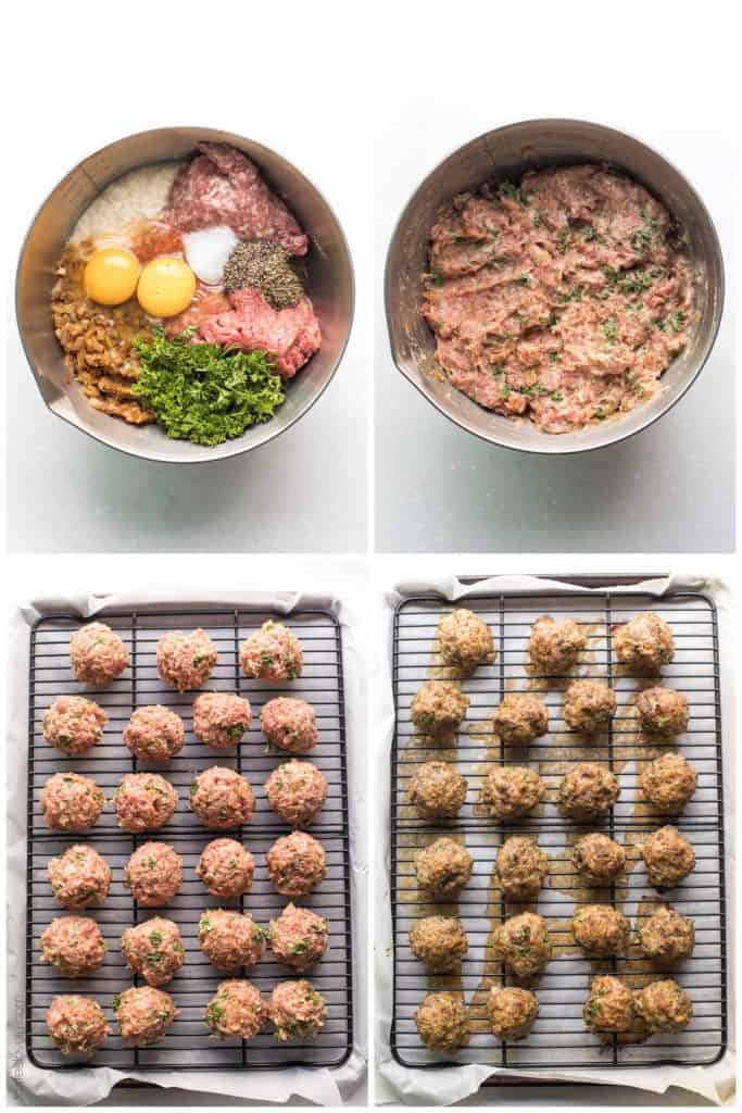 Meatballs with almond flour
