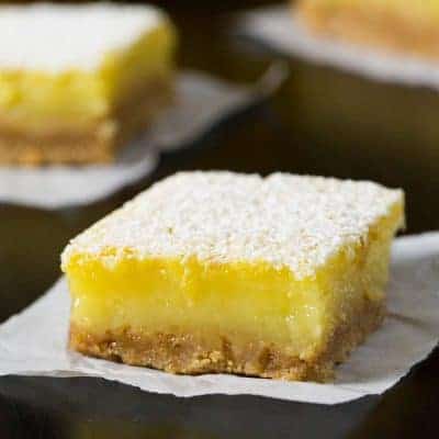 Coconut Oil Meyer Lemon Bars | tasteslovely.com