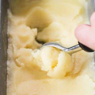 Paleo Lemon Sorbet | tasteslovely.com