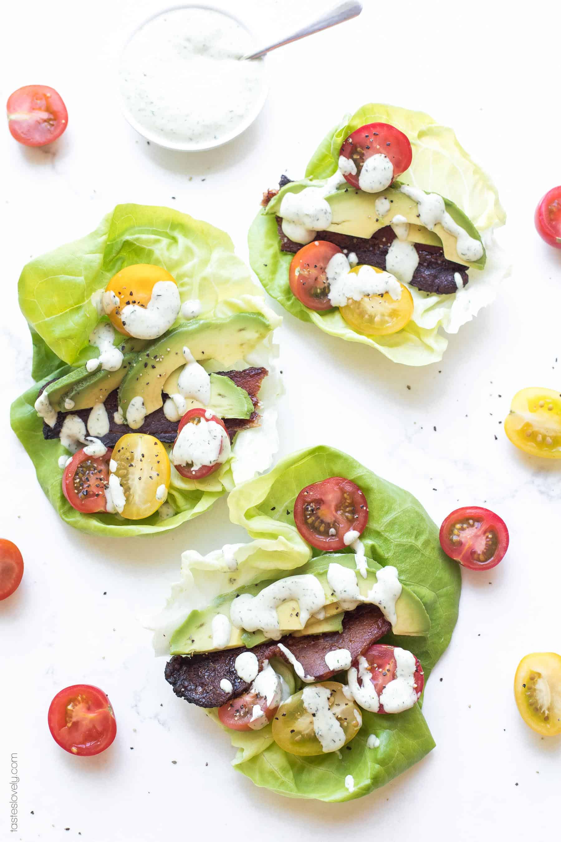 Flank Steak BLT with NO Bun - Whole30, Low Carb - Cook At Home Mom