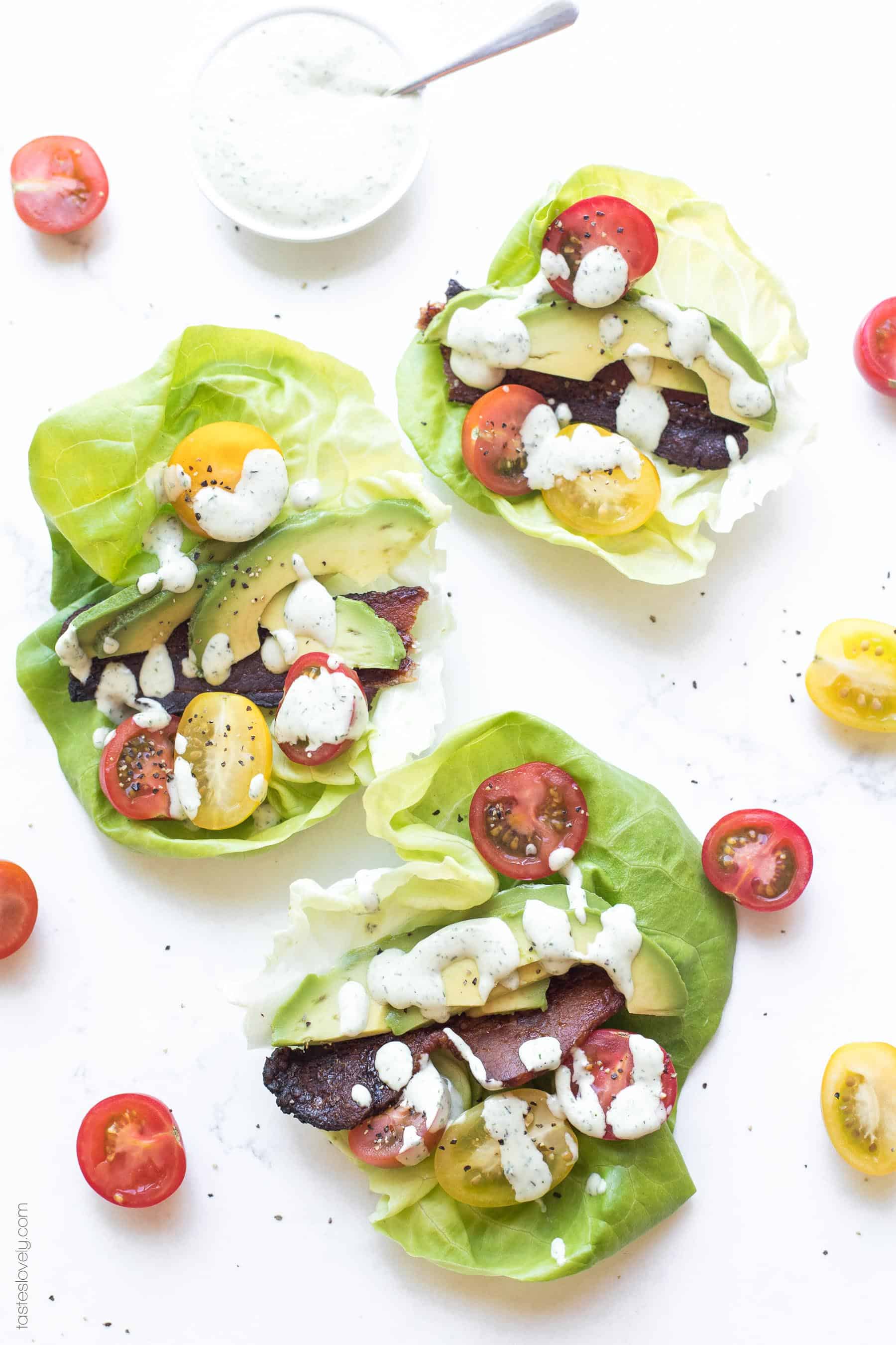 Keto BLT Low-Carb Cheese Wraps - Low Carb Yum