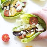 Paleo + Whole30 BLT Lettuce Wraps