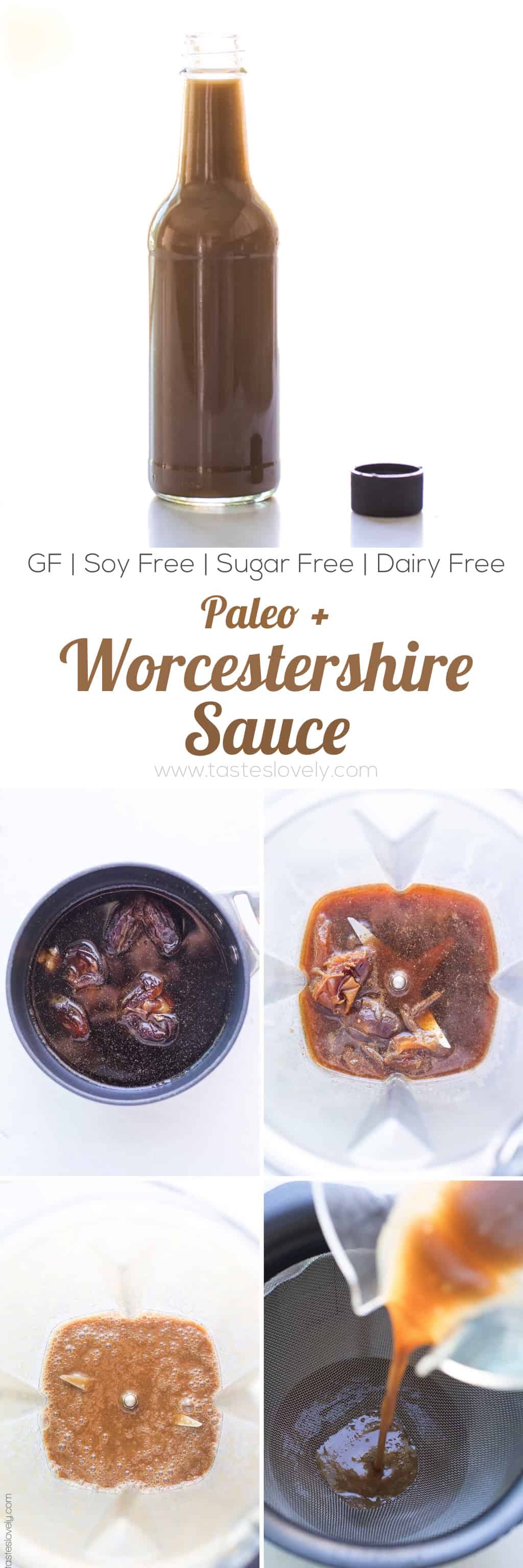 Paleo + Whole30 Homemade Worcestershire Sauce - Tastes Lovely