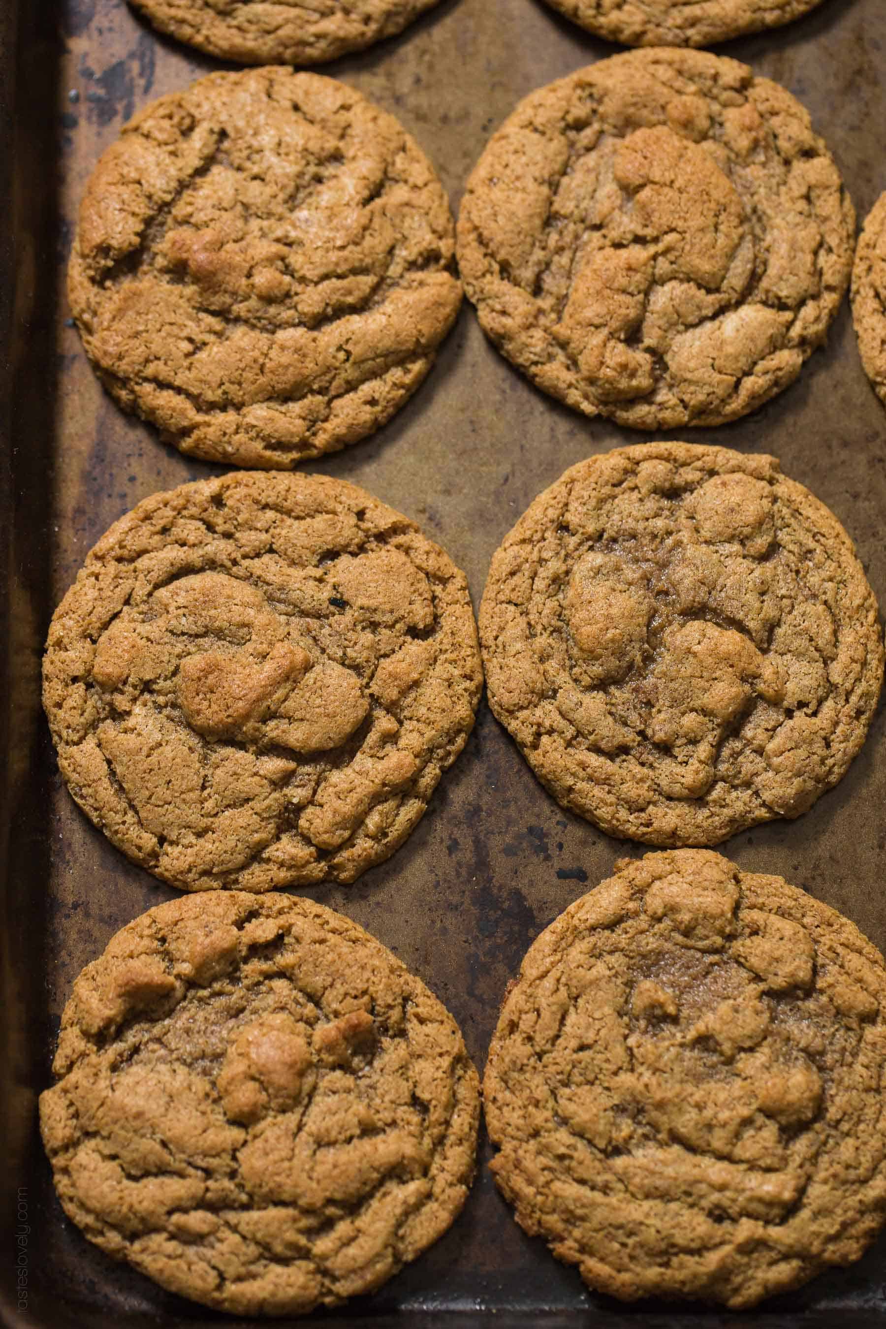 Paleo Almond Butter Cookies - Tastes Lovely