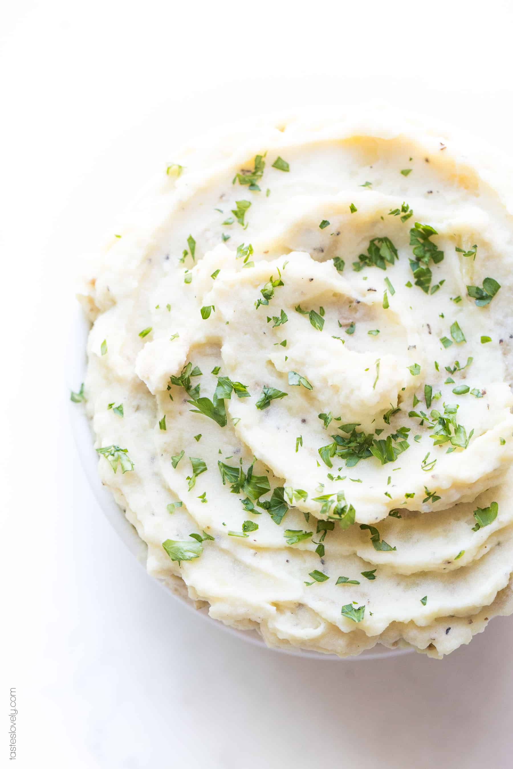 mashed potatoes in a bowl