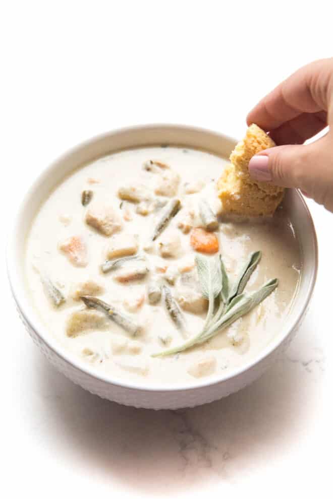 Whole30 + Keto Creamy Chicken Chowder Tastes Lovely