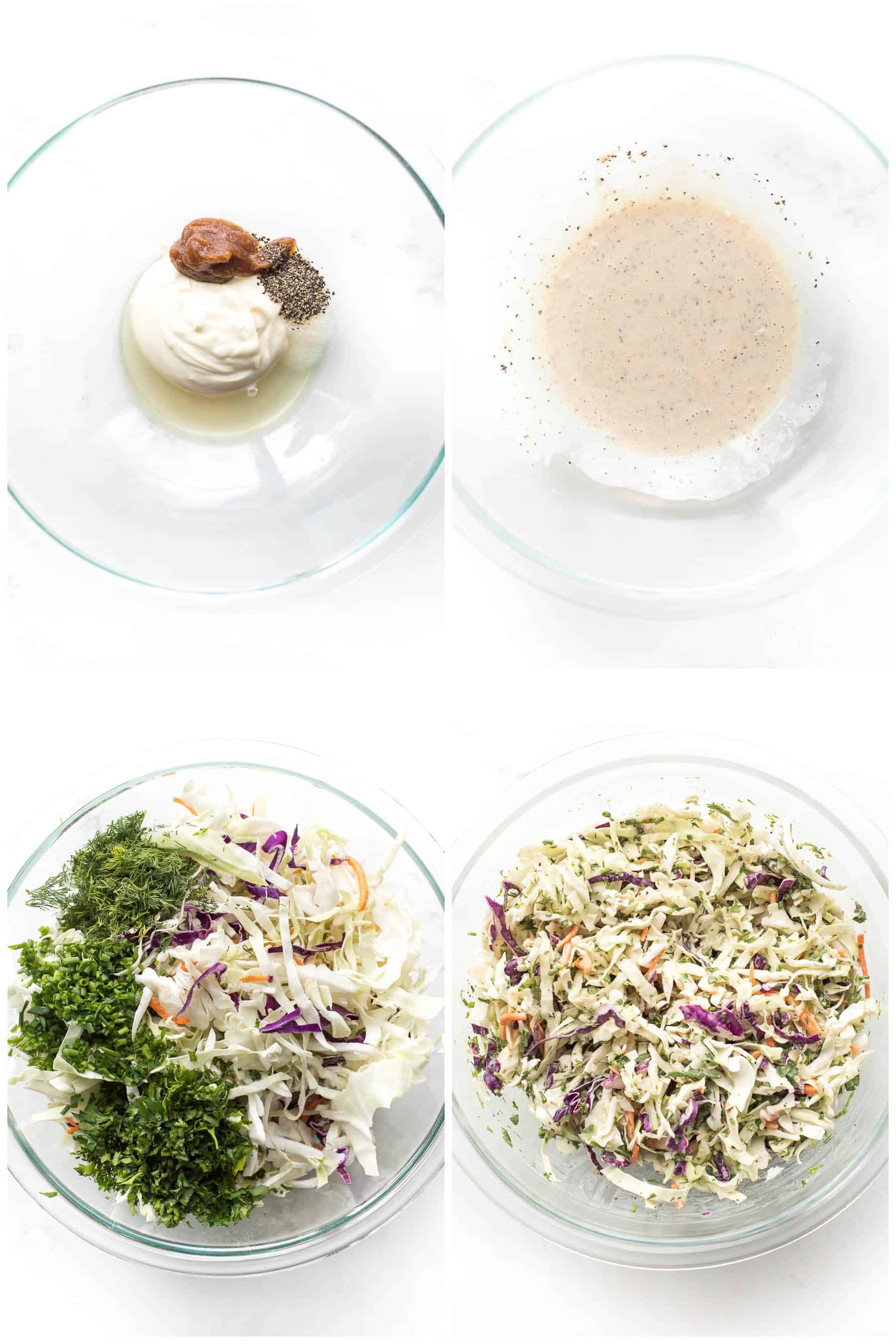 steps to making coleslaw