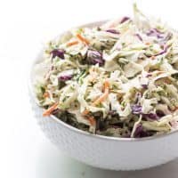 Paleo + Whole30 Herby Lemon Coleslaw