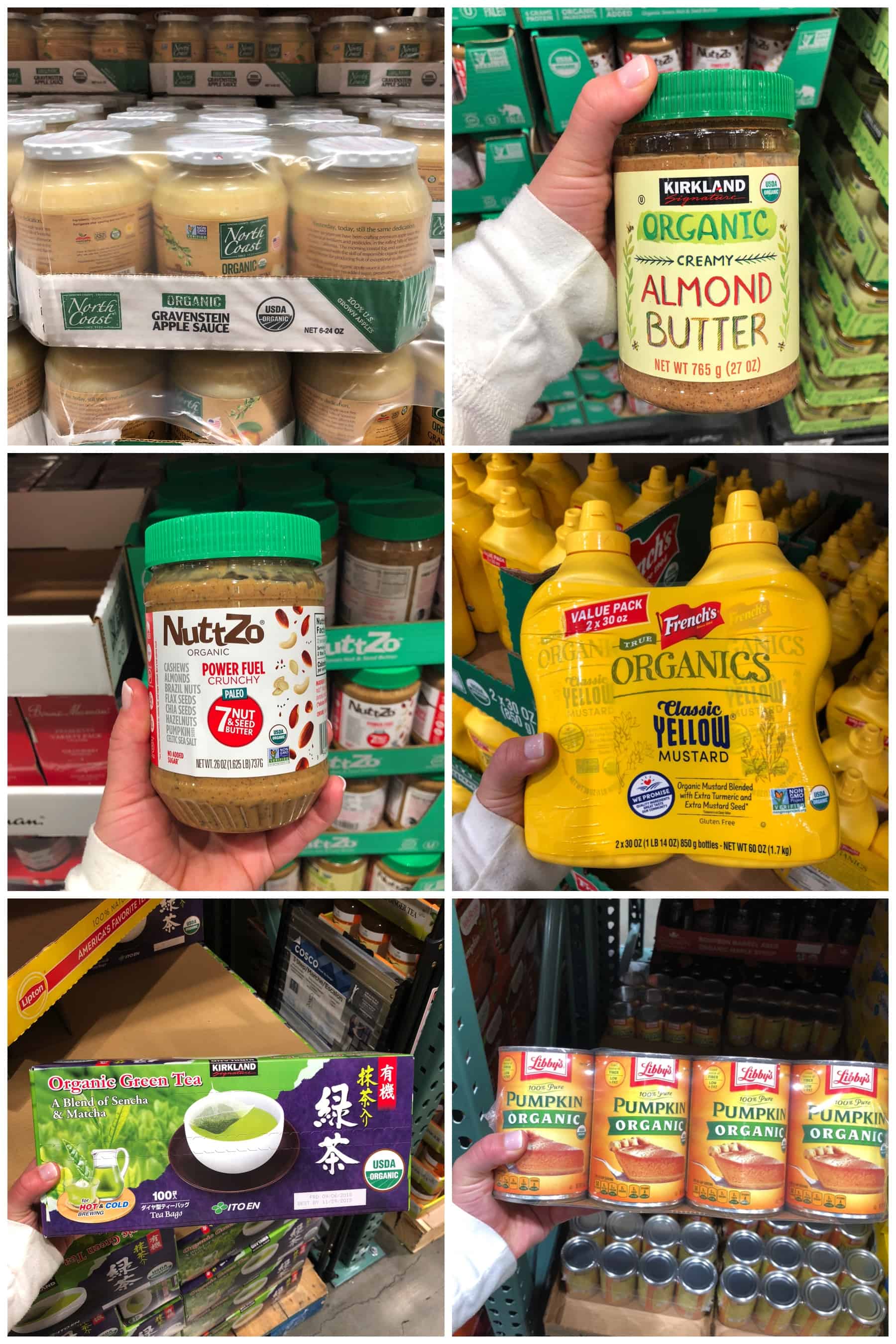 photos of grocery items at Costco that are Whole30 compliant